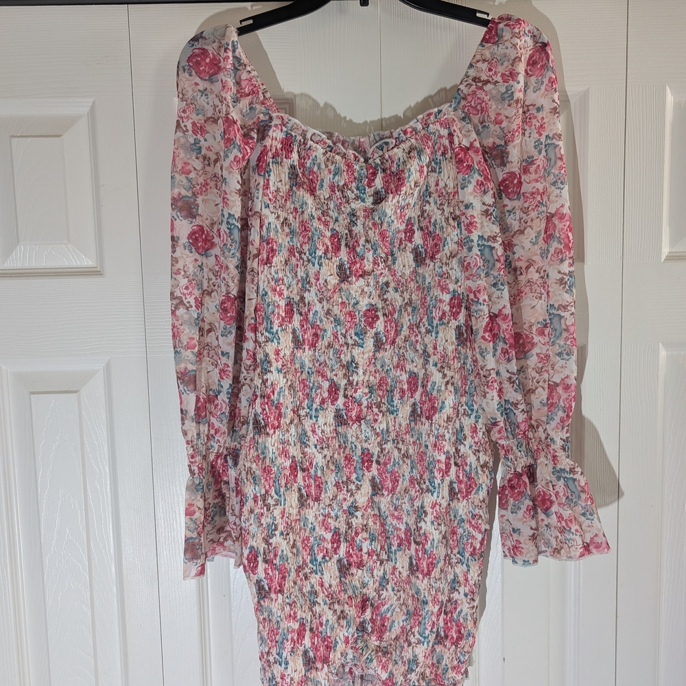 Floral Off-Shoulder Blouse